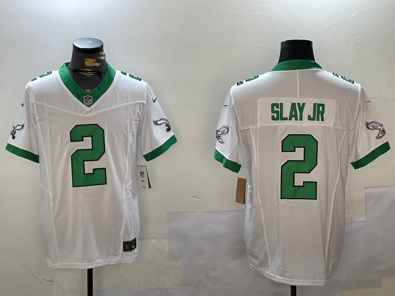 Men's Philadelphia Eagles Darius Slay Jr. #2 White Alternate Jersey